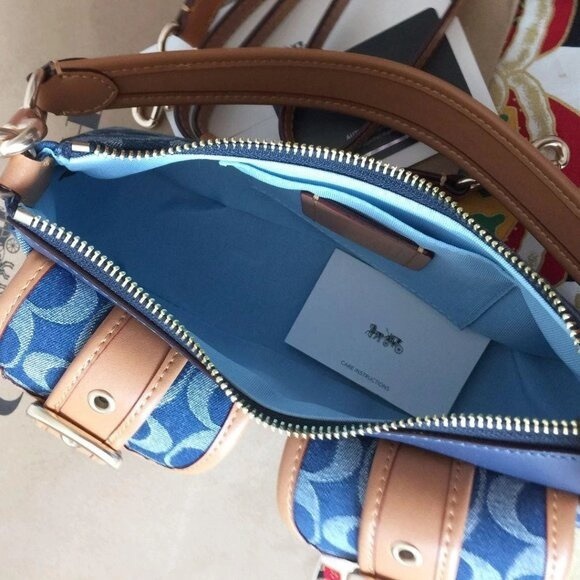 Coach Ashton bag in signature denim CY700 NWT - Picture 8 of 8